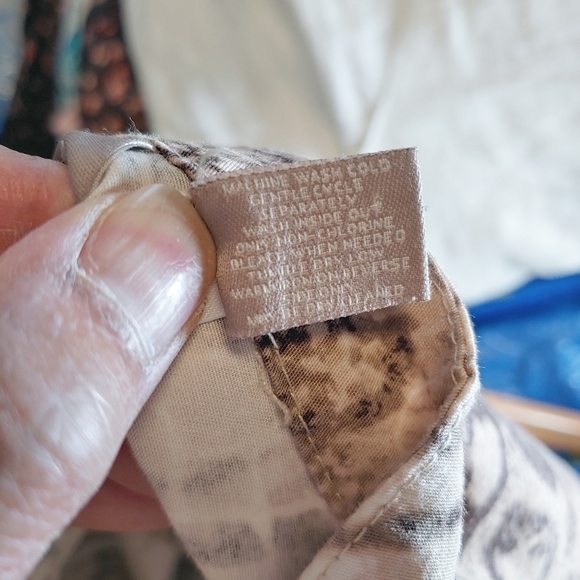 Chico's Reptile Print Mandarin Collar Casual Jacket Sz M - Picture 7 of 7